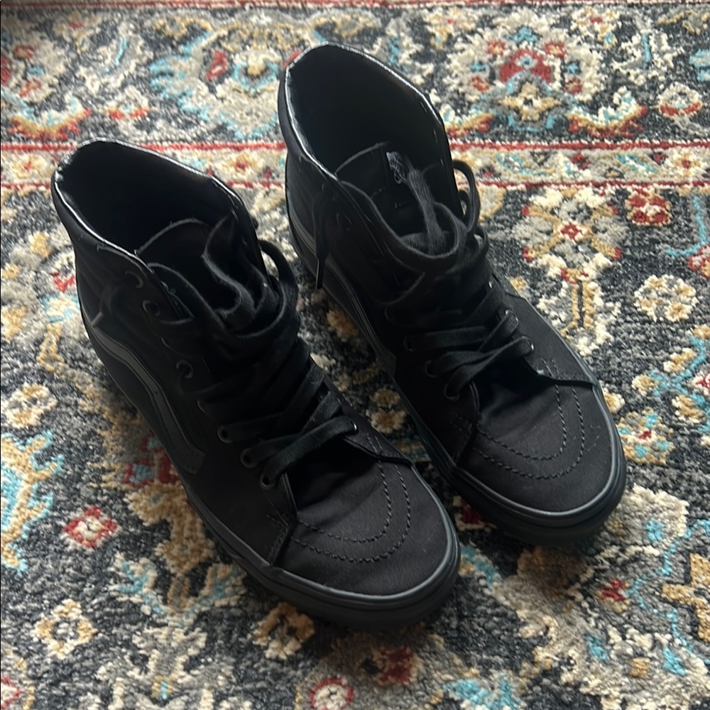 Vans Black Sk8-Hi Sneakers Mens7.5Womens9